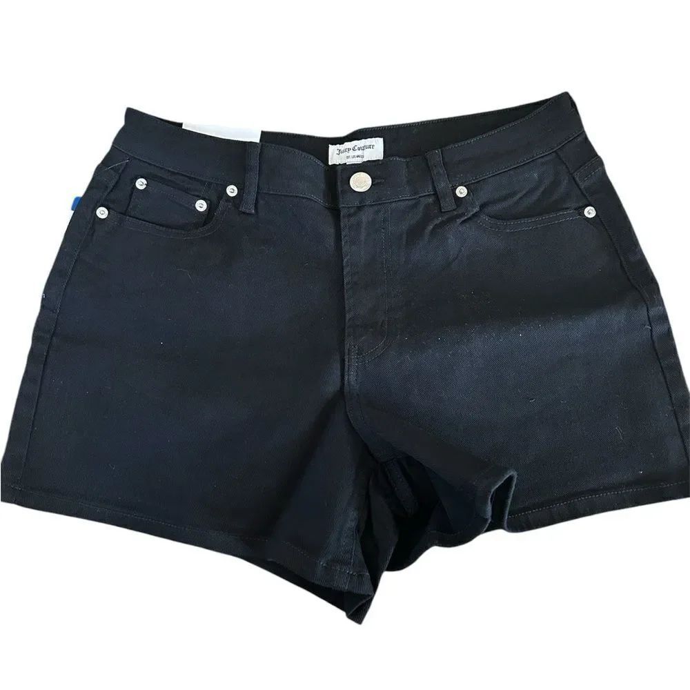 Juicy Couture Back Denim Jean shorts, Size 10, 4” inseam, NWT